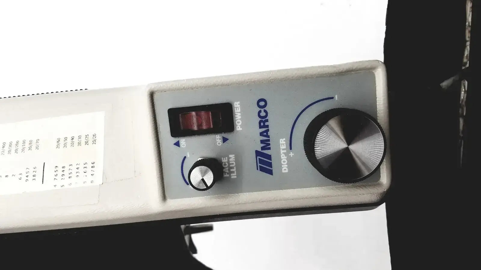 Marco PAM-1000 Potential Acuity Meter Diopter - Ophthalmic Equipment Part