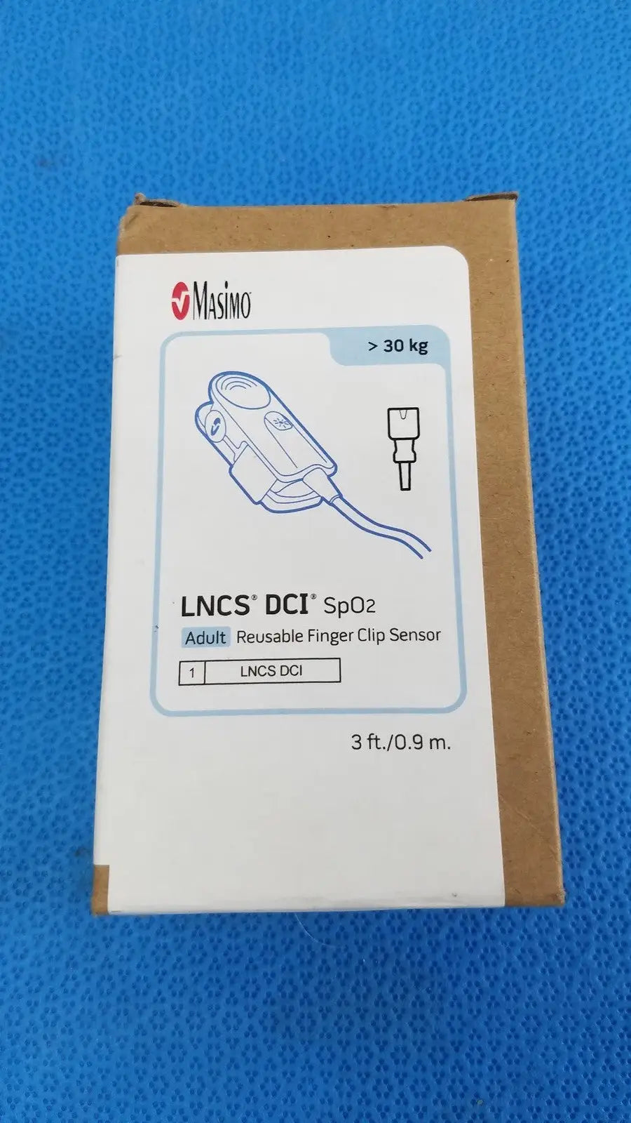 Masimo LNCS DCI 1863 Adult SpO2 Finger Clip Sensor