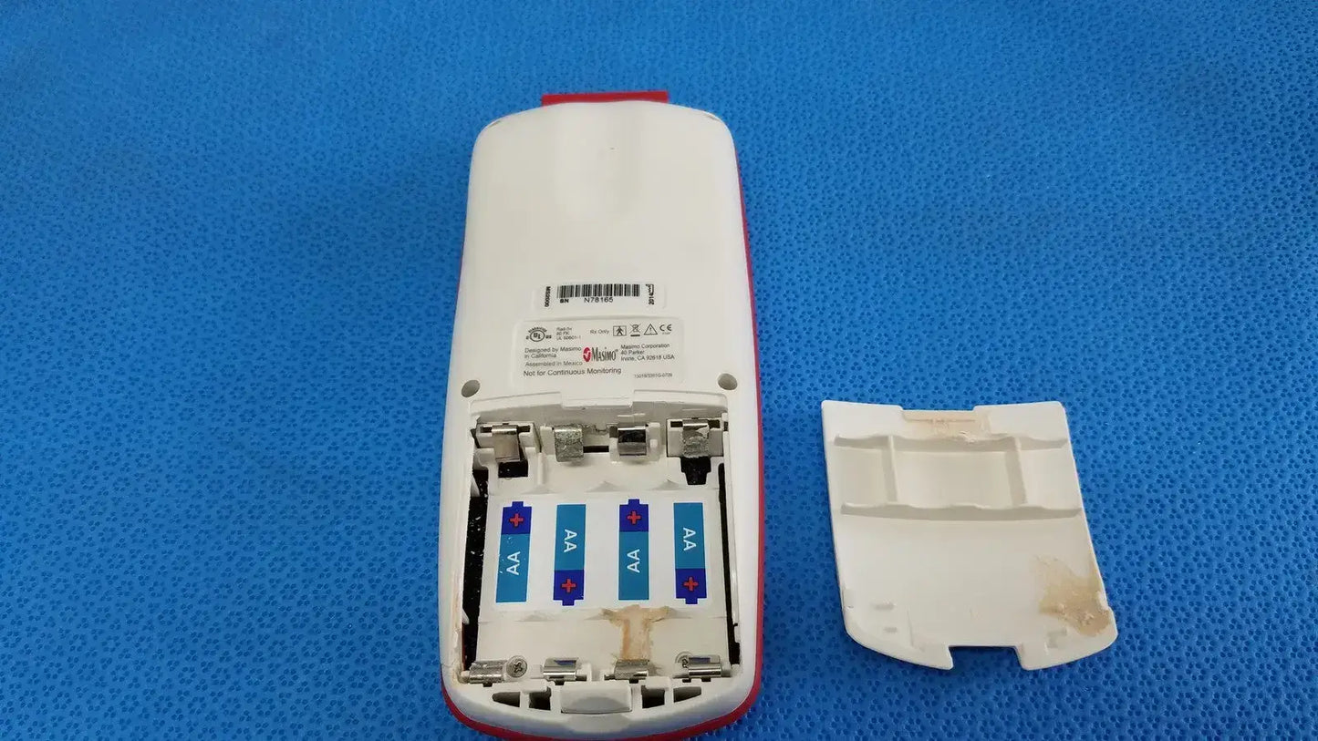 MASIMO Rad-5v Handheld Pulse Oximeter w/ Protective Boot & SpO2 Finger Sensor