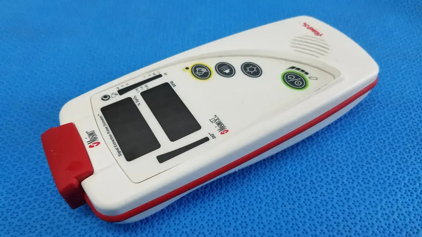 MASIMO Rad-5v Handheld Pulse Oximeter w/ Protective Boot & SpO2 Finger Sensor