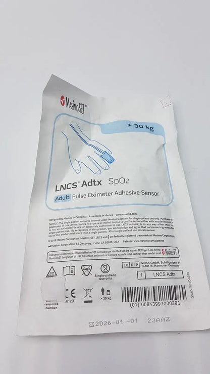 Masimo SET LNCS Adtx Adult Pulse Oximeter Adhesive Sensor
