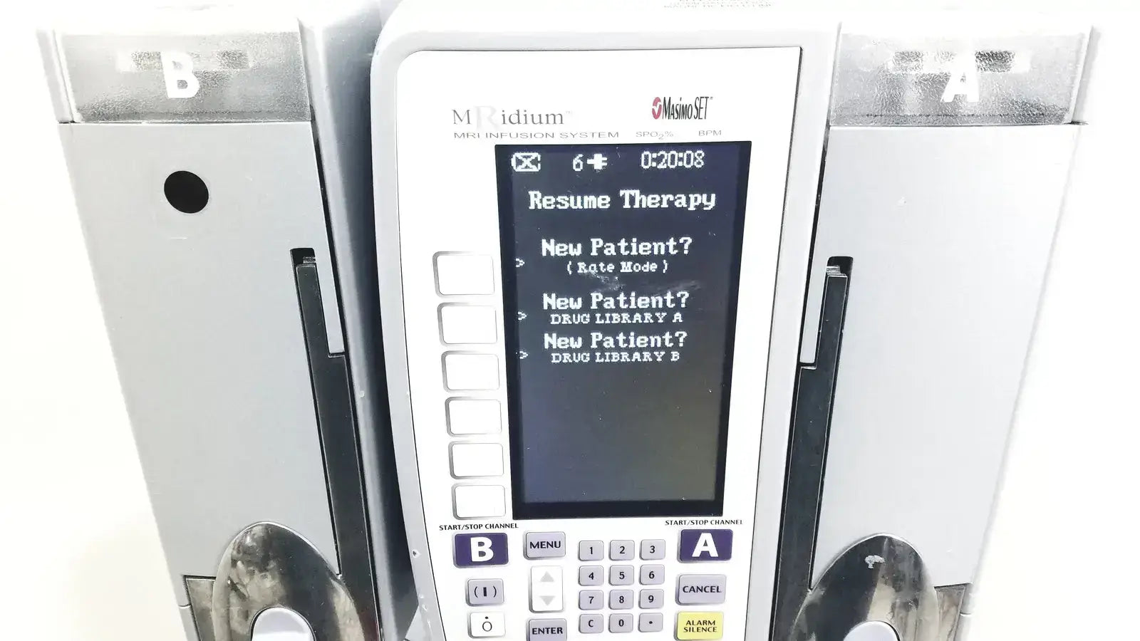 Masimo Set MRidium 3860+ MRI Infusiion System With Power Supply & Stand - Infusion
