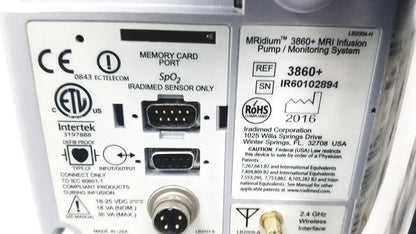 Masimo Set MRidium 3860+ MRI Infusiion System With Power Supply & Stand - Infusion