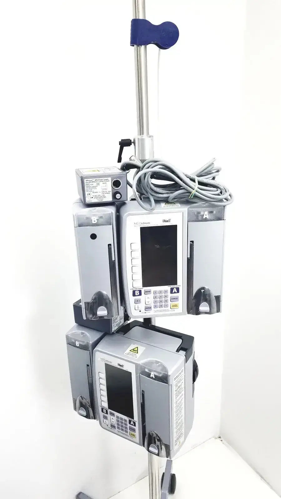 Masimo Set MRidium 3860+ MRI Infusiion System With Power Supply & Stand - Infusion