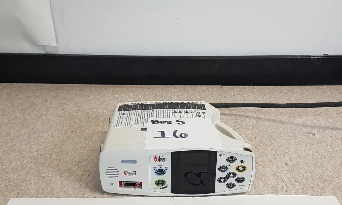 Masimo Set Rainbow RAD 87 Radical 87 Monitor, Pulse Oximeter