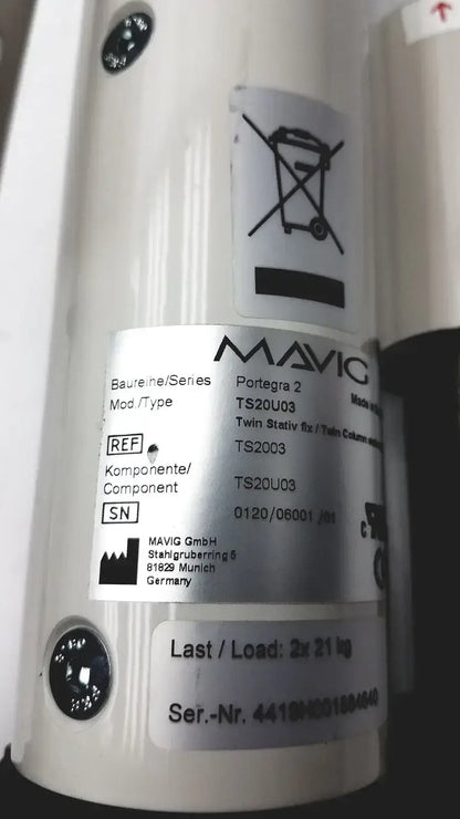 MAVIG Portegra2 TS2003 Twin Stativ Fix / Column Stationary - Suspension System Component