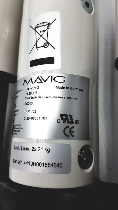 MAVIG Portegra2 TS2003 Twin Stativ Fix / Column Stationary - Suspension System Component
