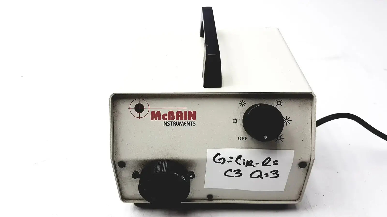 Mcbain Instruments Dual Fiber Optic Light Source Microscope Illuminator