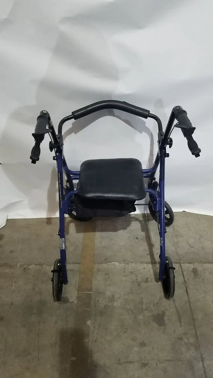McKesson Bariatric Rollator Heavy Duty Aluminum Folding Walker