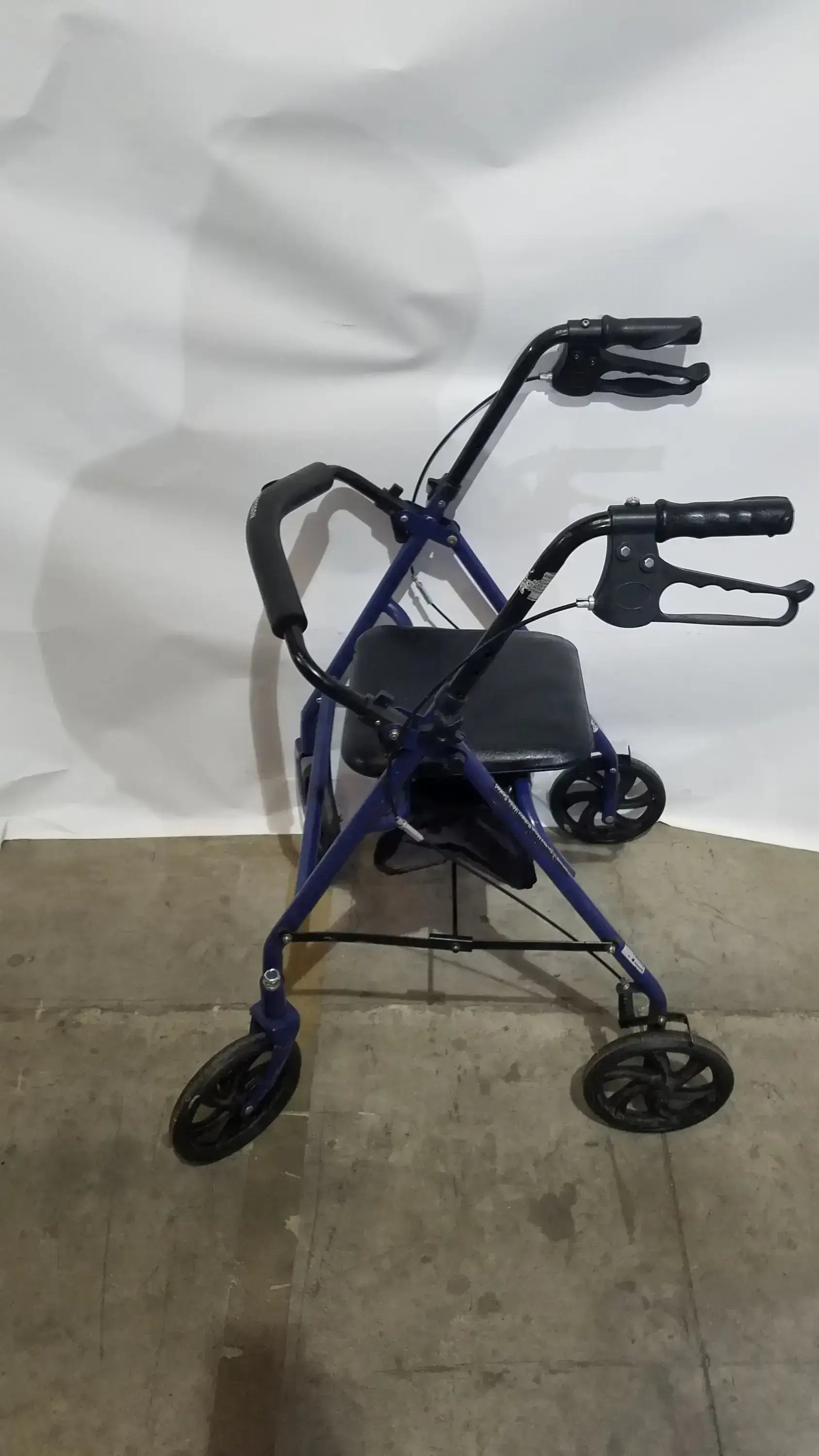 McKesson Bariatric Rollator Heavy Duty Aluminum Folding Walker