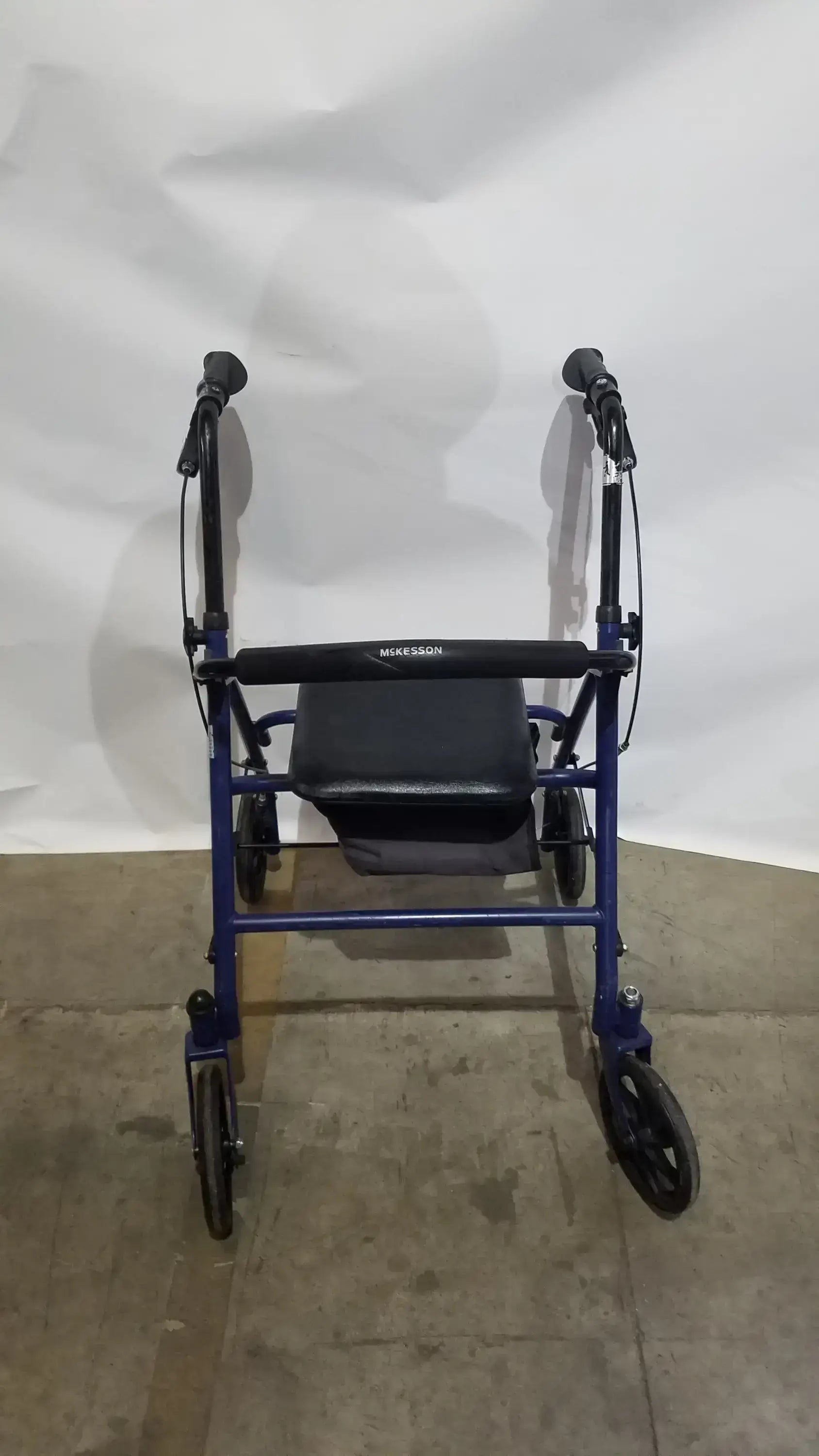 McKesson Bariatric Rollator Heavy Duty Aluminum Folding Walker