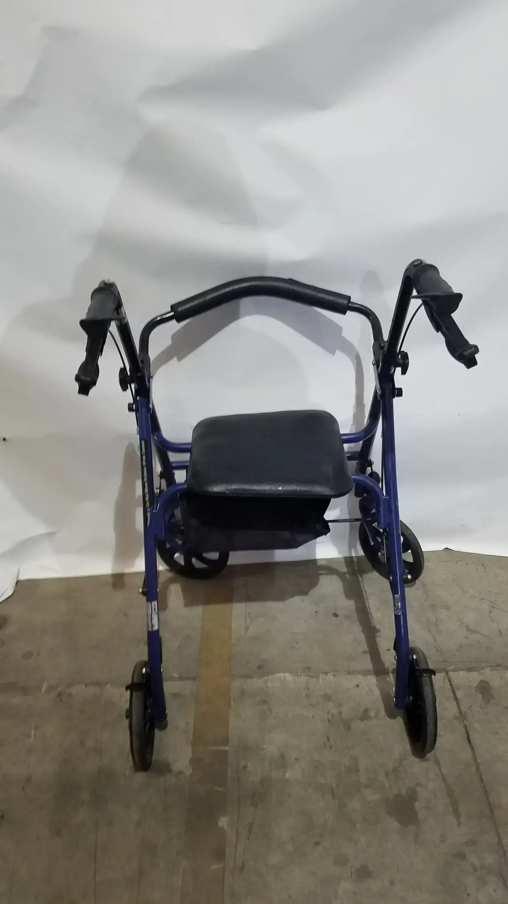 McKesson Bariatric Rollator Heavy Duty Aluminum Folding Walker