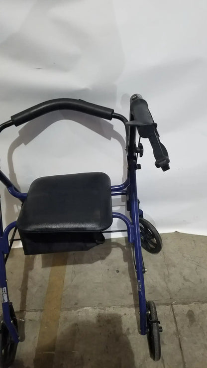McKesson Bariatric Rollator Heavy Duty Aluminum Folding Walker