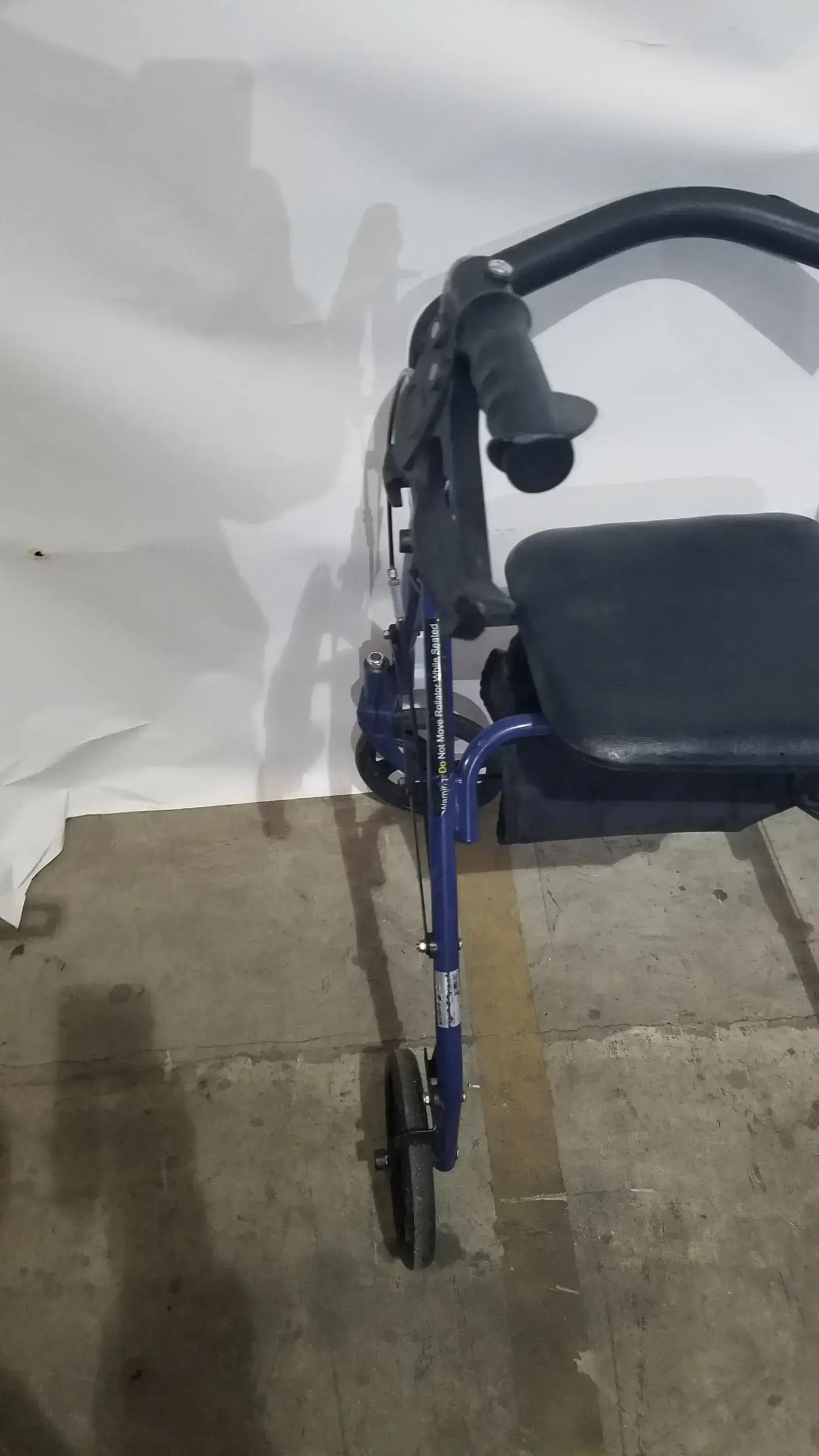 McKesson Bariatric Rollator Heavy Duty Aluminum Folding Walker