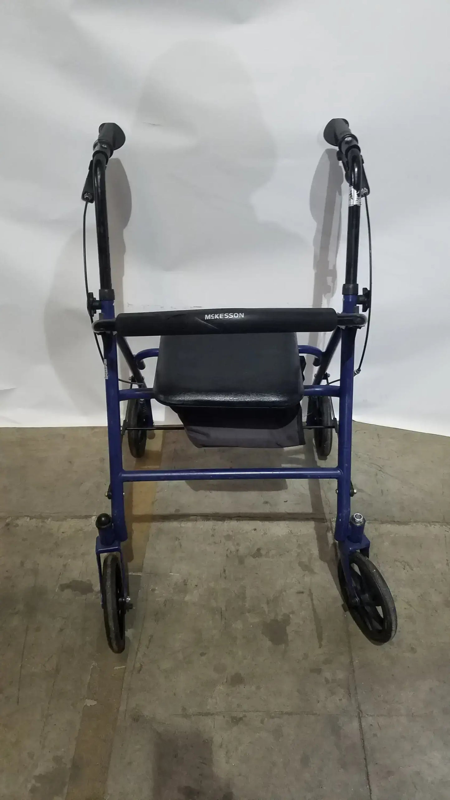 McKesson Bariatric Rollator Heavy Duty Aluminum Folding Walker