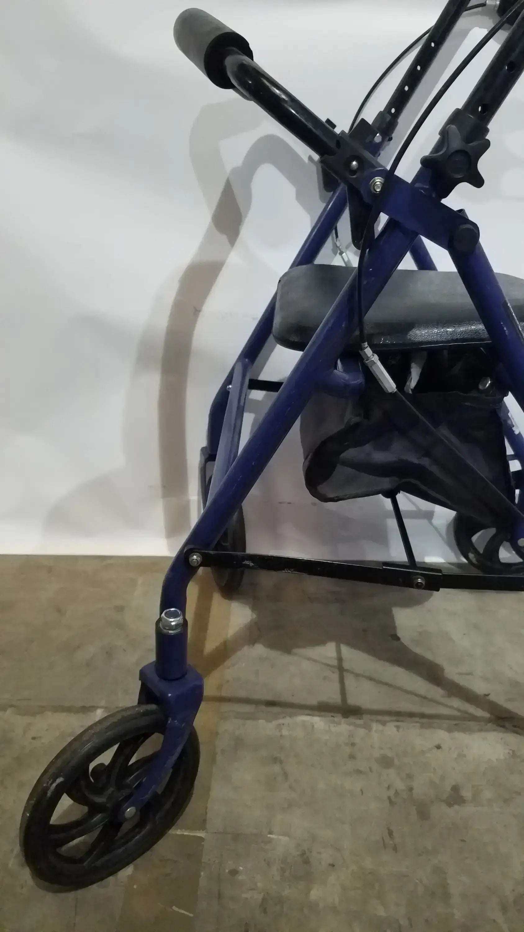 McKesson Bariatric Rollator Heavy Duty Aluminum Folding Walker