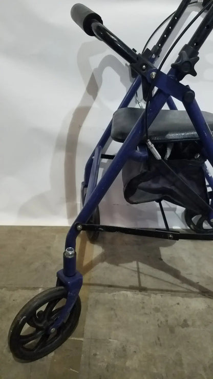 McKesson Bariatric Rollator Heavy Duty Aluminum Folding Walker