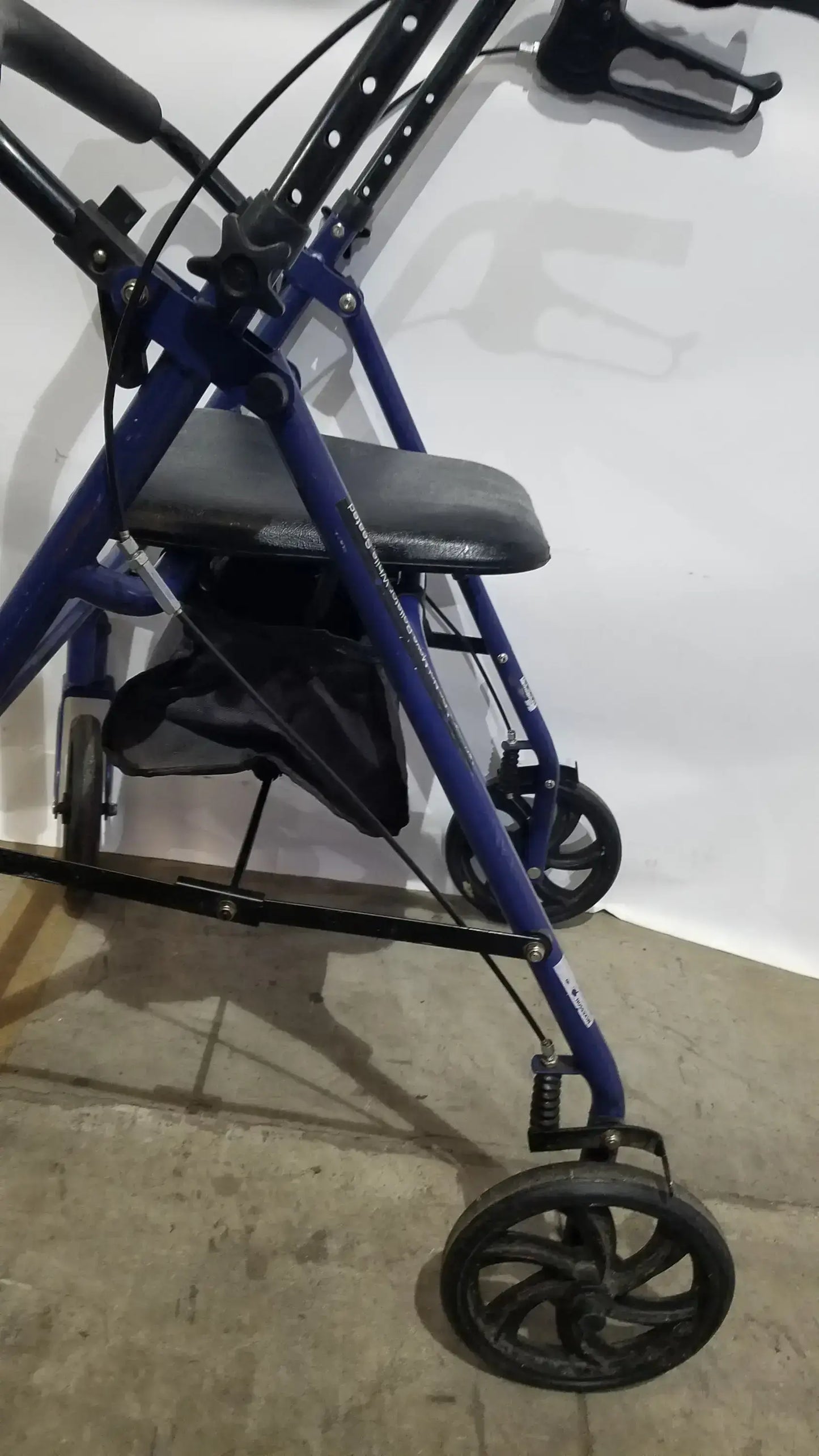 McKesson Bariatric Rollator Heavy Duty Aluminum Folding Walker