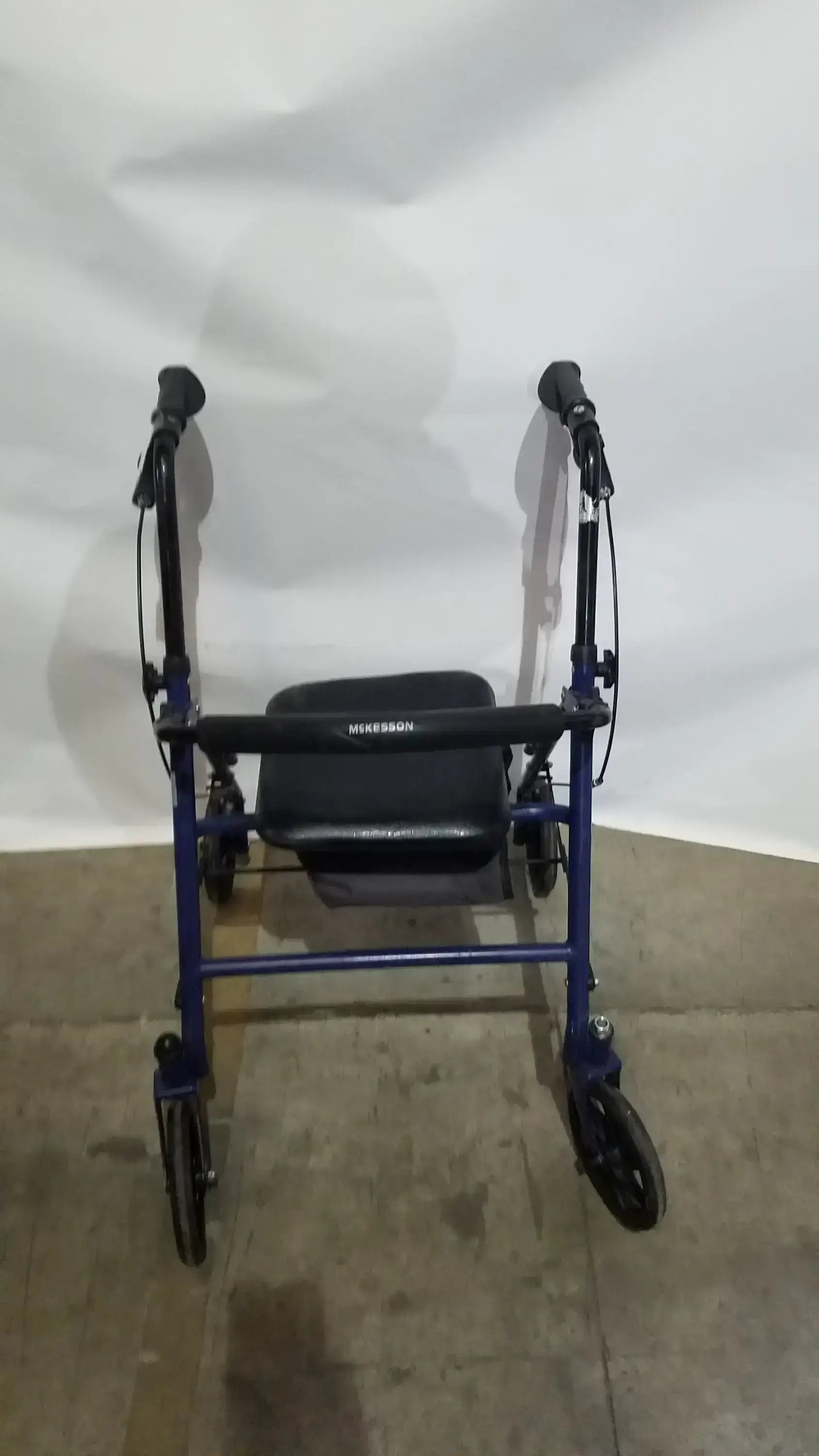 McKesson Bariatric Rollator Heavy Duty Aluminum Folding Walker