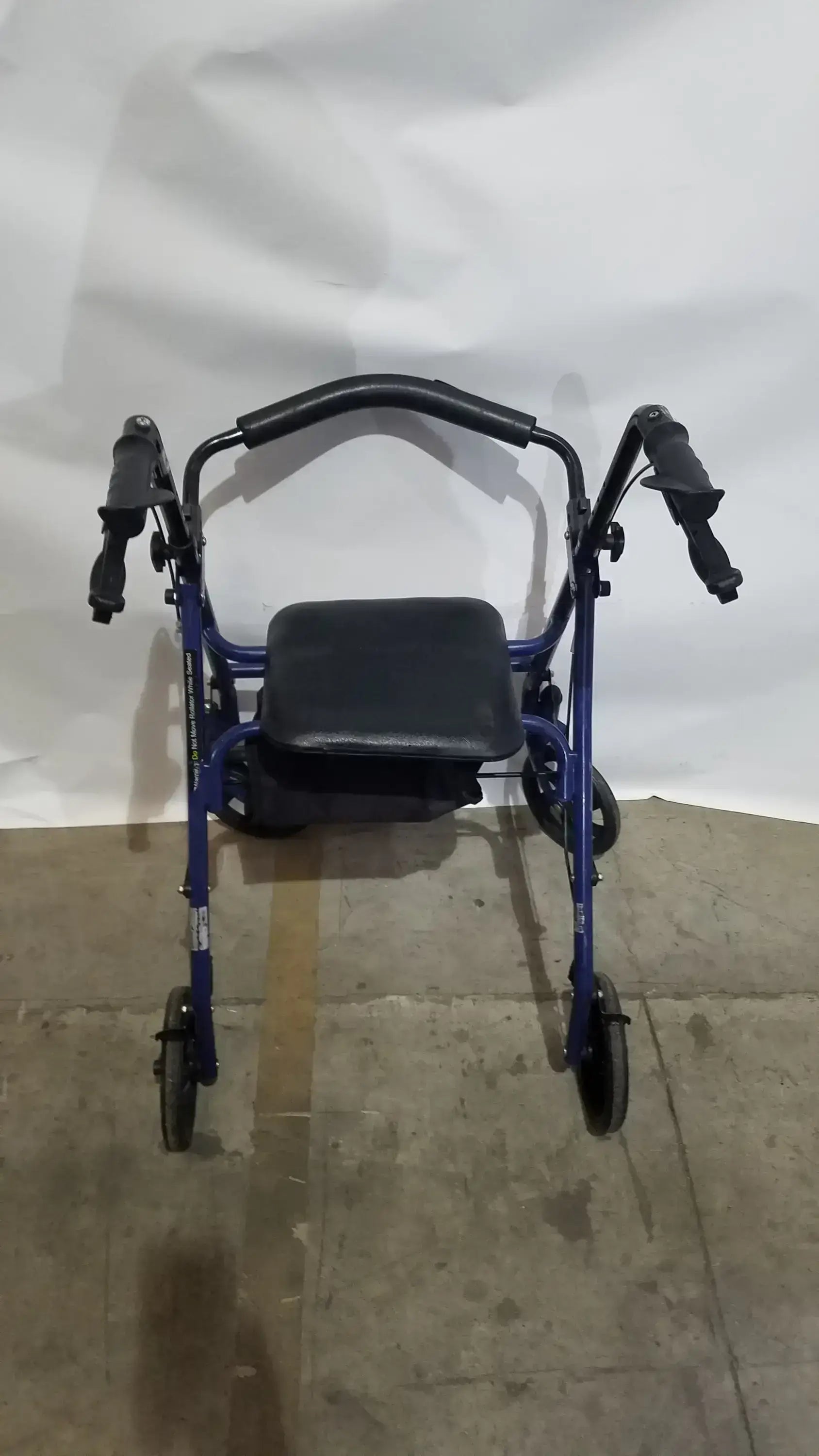 McKesson Bariatric Rollator Heavy Duty Aluminum Folding Walker