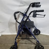 McKesson Bariatric Rollator, Heavy Duty Aluminum Folding Walker