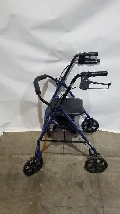 McKesson Bariatric Rollator Heavy Duty Aluminum Folding Walker