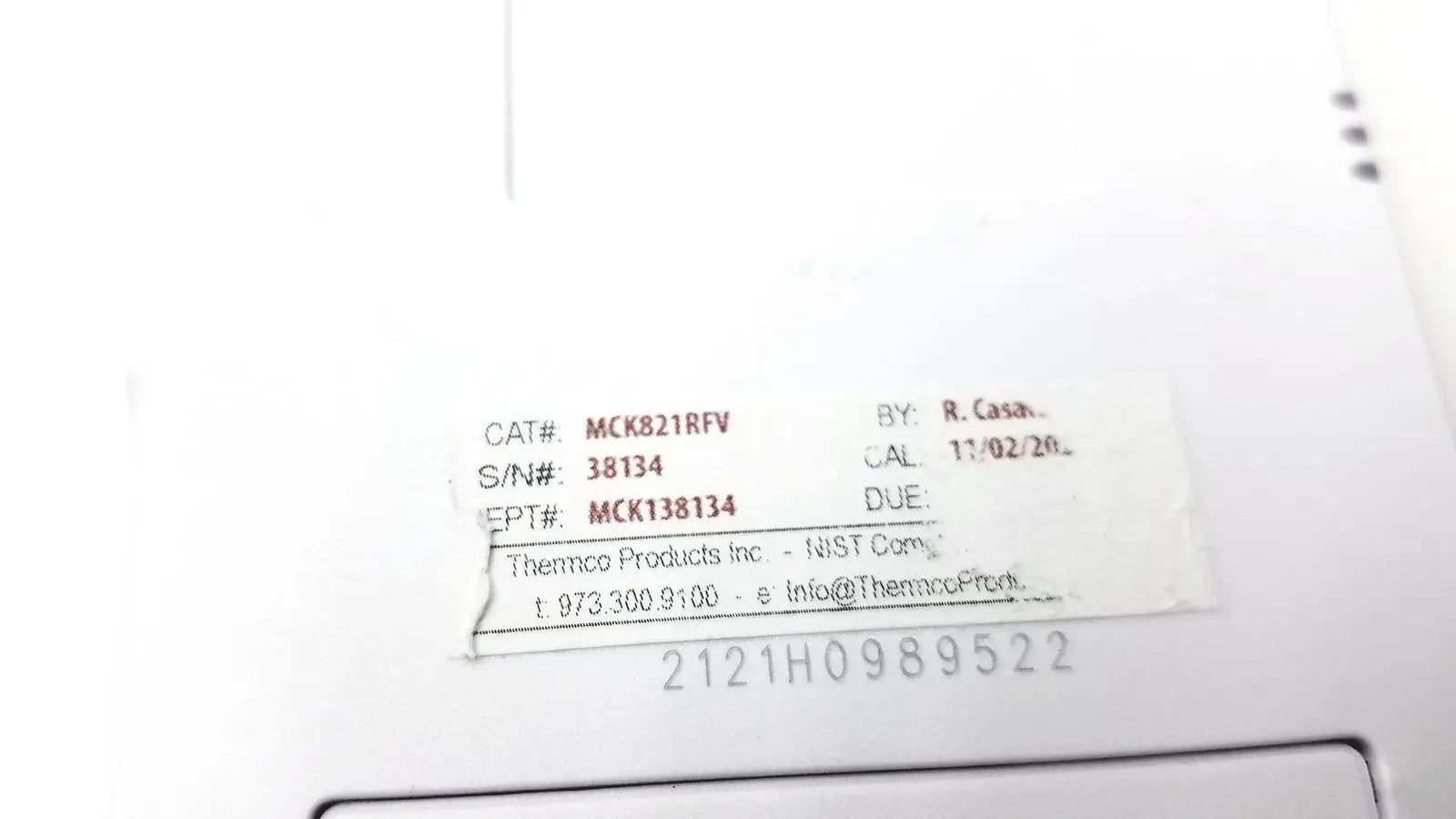 McKesson MCK821RFV -58°to +158°F Refrigerator Freezer Thermometer - Refrigerator/Freezer