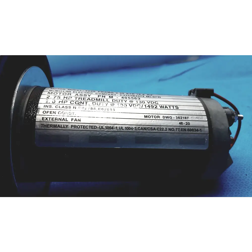 McMillan Electric DWG-362187 Motor 16.5 KV - DC Treadmill