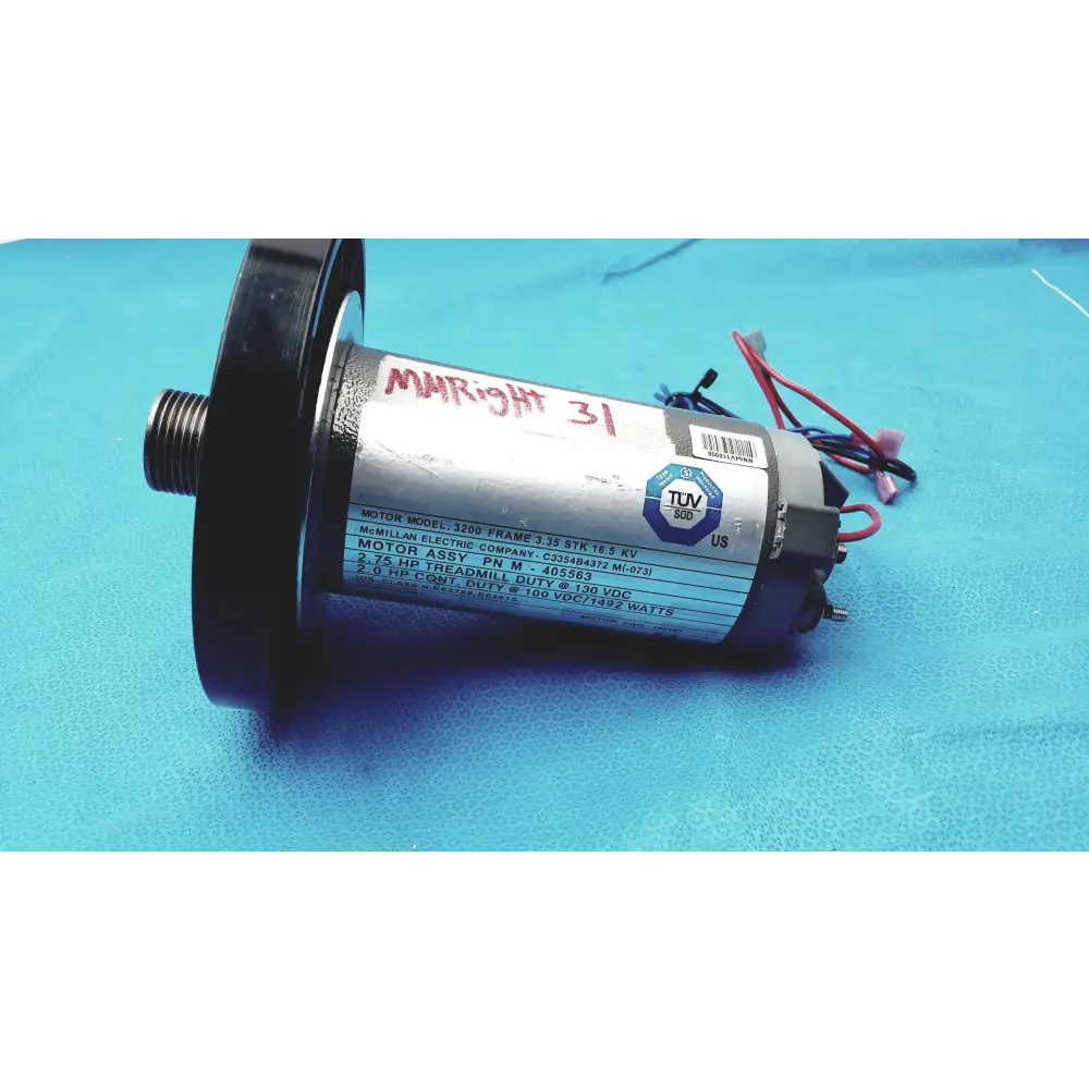 McMillan Electric DWG-362187 Motor 16.5 KV - DC Treadmill