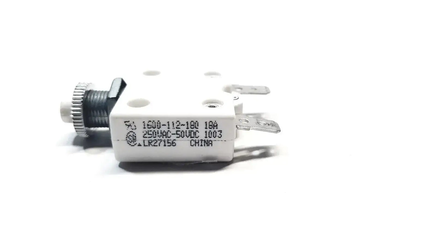 Mechanical Products 1600-112-180 Circuit Breaker 18A 250VAC-50VDC LR27156