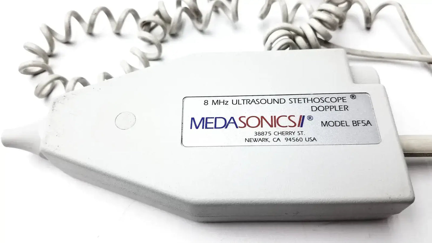 Medasonics 8 MHz Ultrasound Stethoscope. Model BF5A