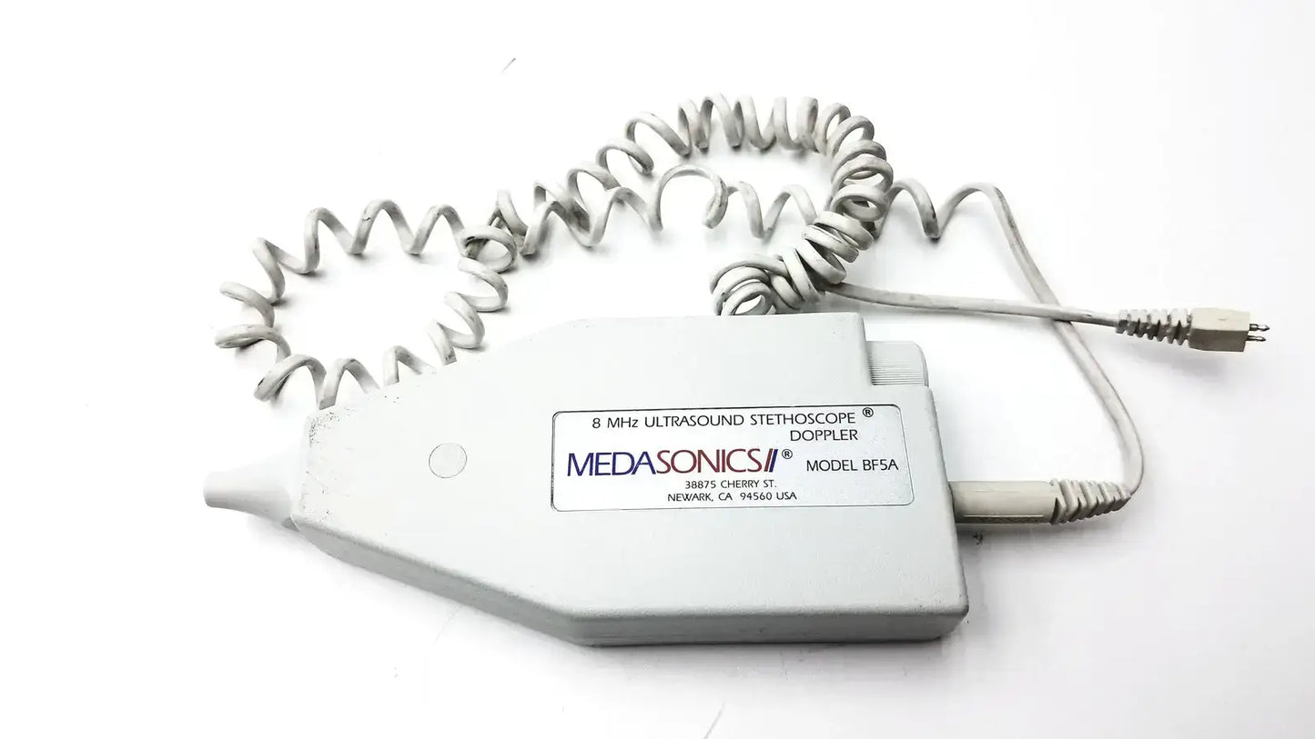 Medasonics 8 MHz Ultrasound Stethoscope. Model BF5A