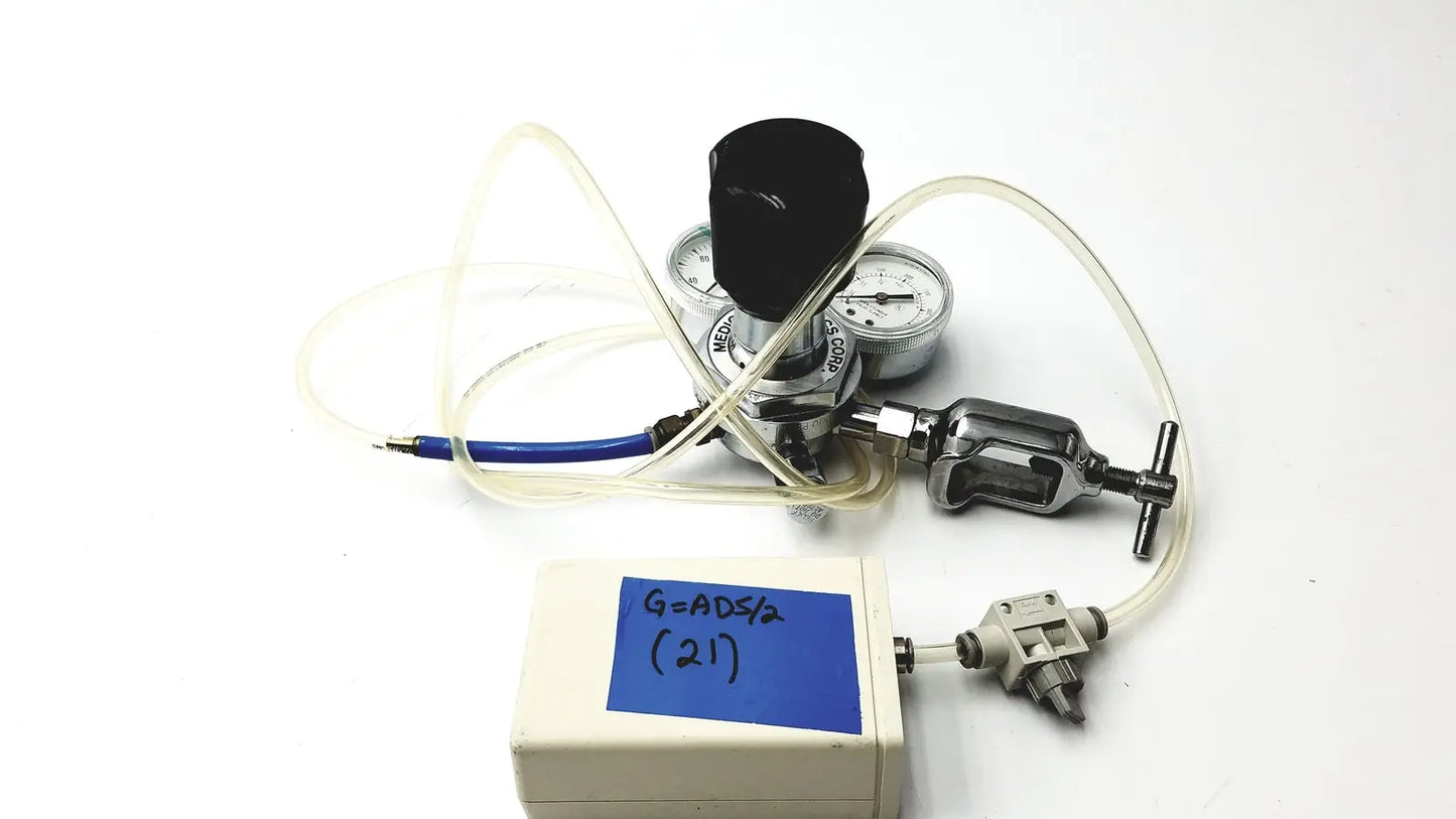 Medical Graphics Corp Comprressed Gas Regullator WIth Cosmed Calibration Unit