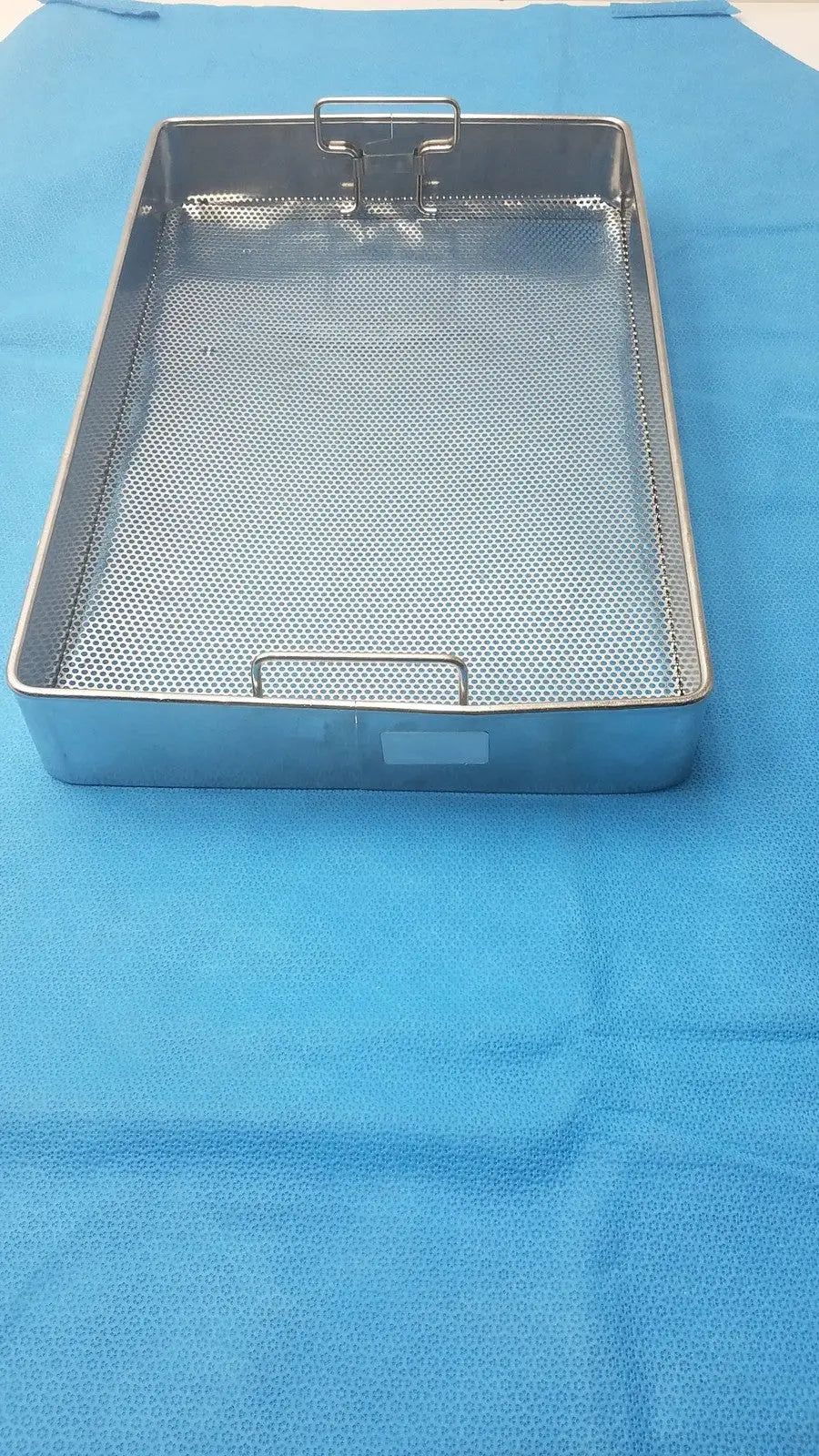 Medical Instrument Sterilization Tray – Perforated Stainless Used