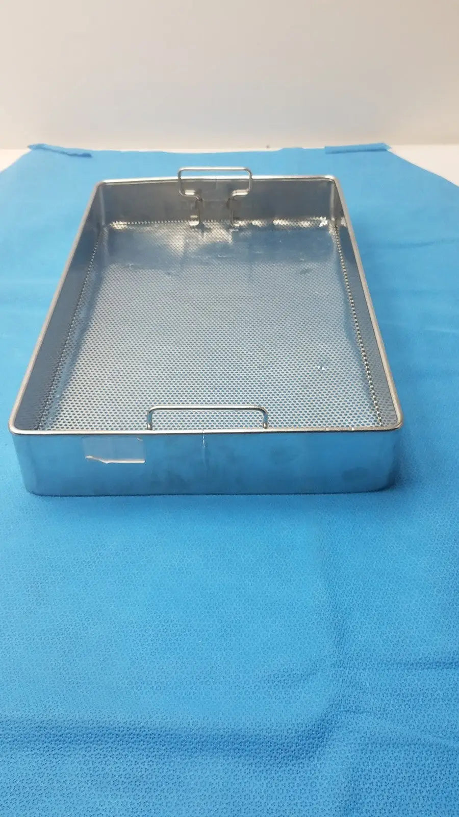 Medical Instrument Sterilization Tray – Perforated Stainless Used