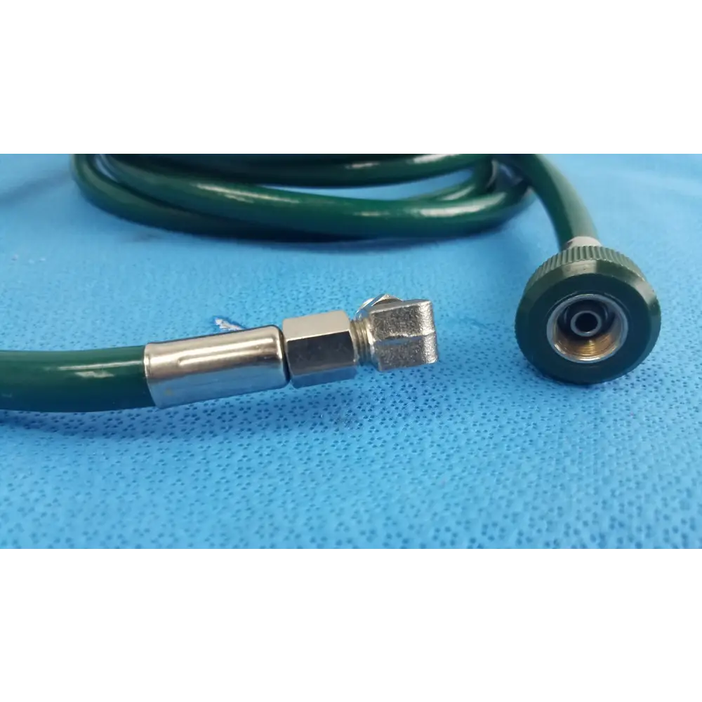 Medical Oxygen Hose Green DISS Female to Elbow Male Fitting