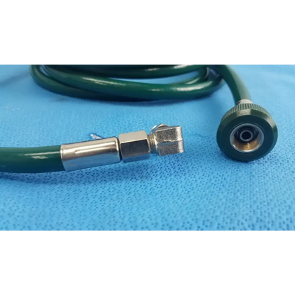 Medical Oxygen Hose Green DISS Female to Elbow Male Fitting