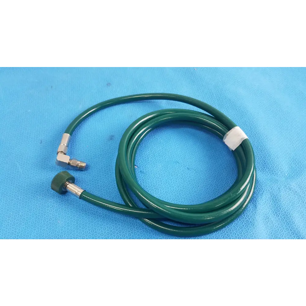 Medical Oxygen Hose Green DISS Female to Elbow Male Fitting
