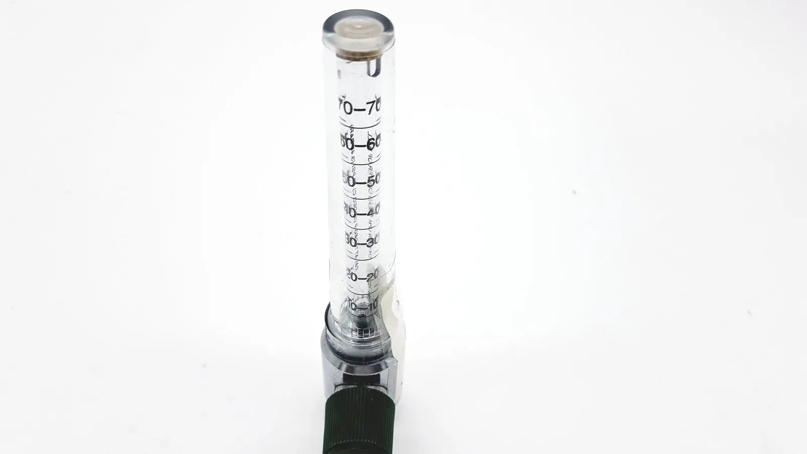 Medical Oxygen LPM Read Center Of Ball LOT NO- 1005 - Flowmeter Label