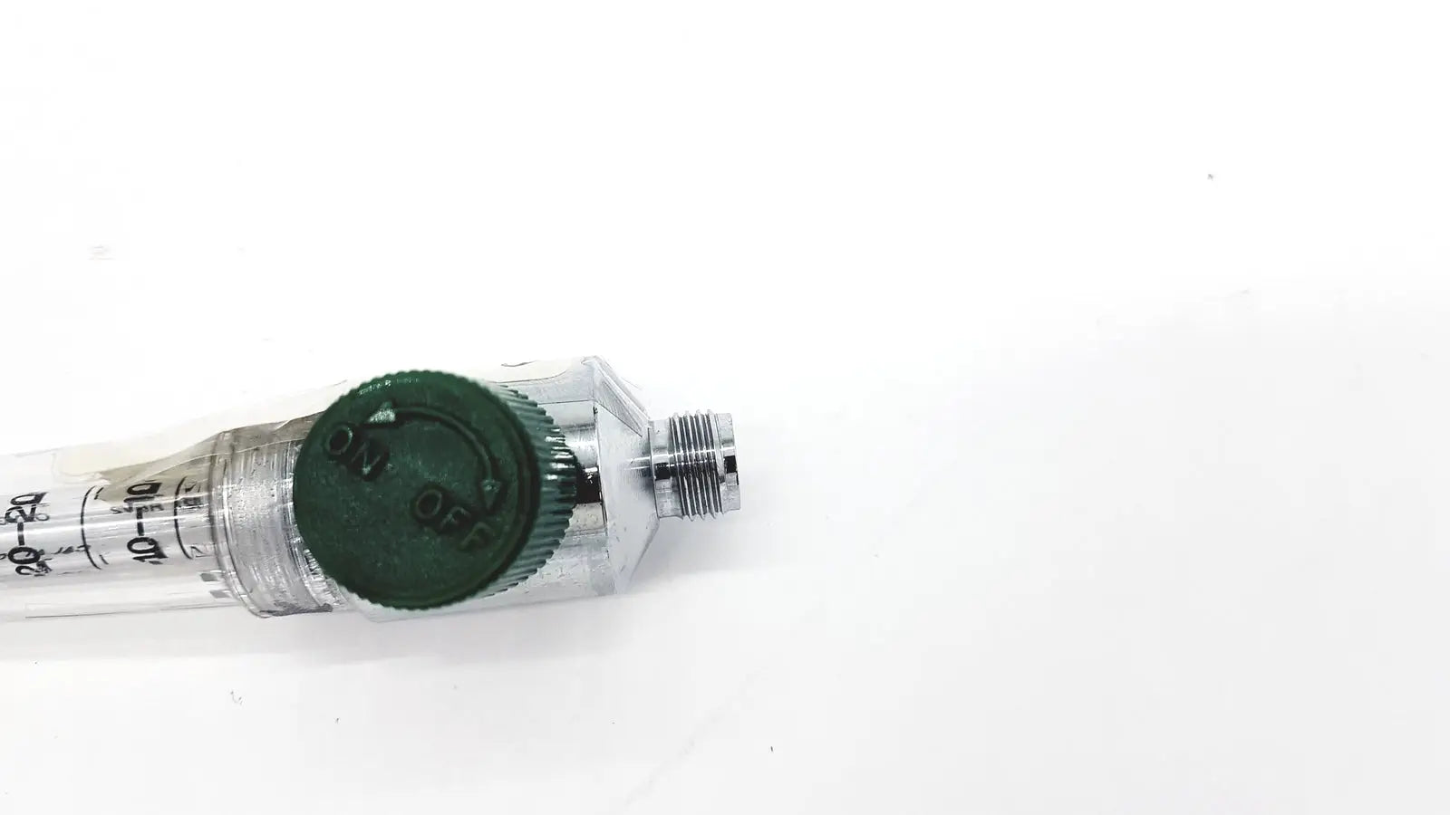 Medical Oxygen LPM Read Center Of Ball LOT NO- 1005 - Flowmeter Label