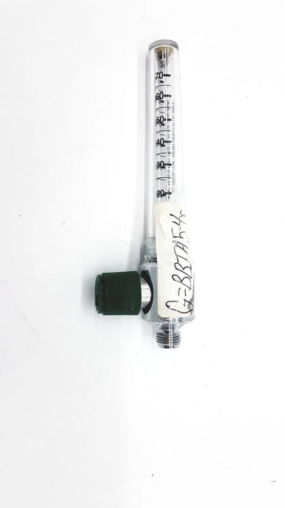 Medical Oxygen LPM Read Center Of Ball LOT NO- 1005 - Flowmeter Label