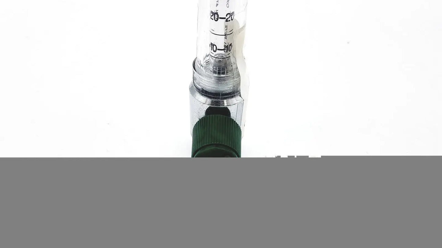 Medical Oxygen LPM Read Center Of Ball LOT NO- 1005 - Flowmeter Label