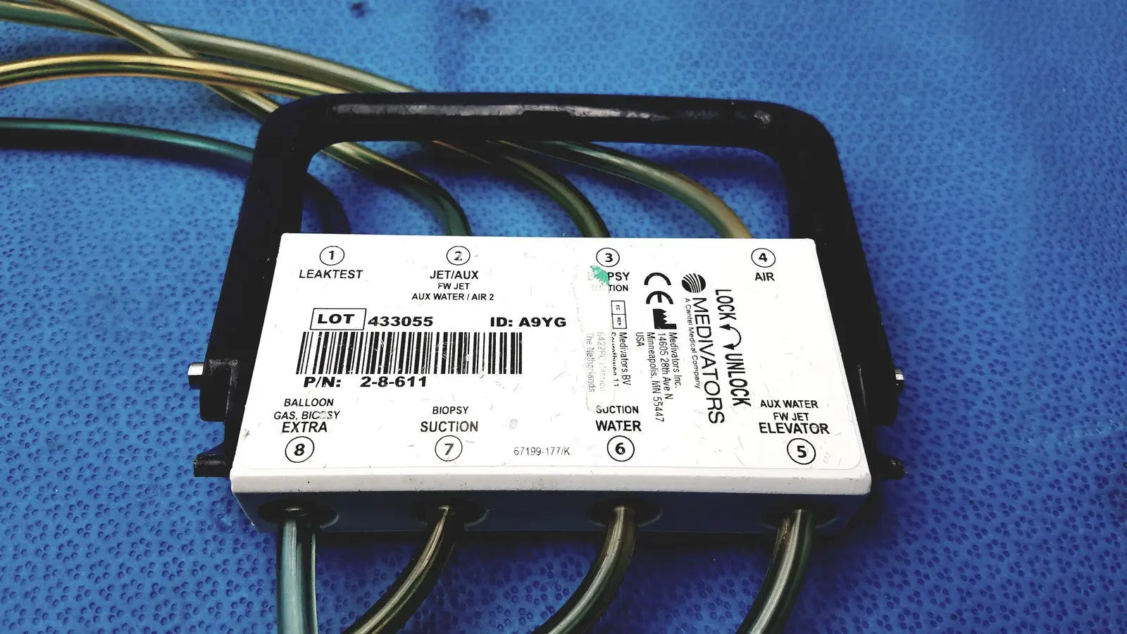 Medivators Hook-Up Connector Assembly 433055– Preowned - Medical Equipment Part