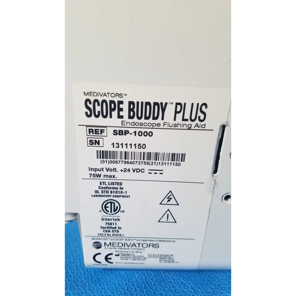 Medivators SBP-100 Scope Buddy Plus - Support System