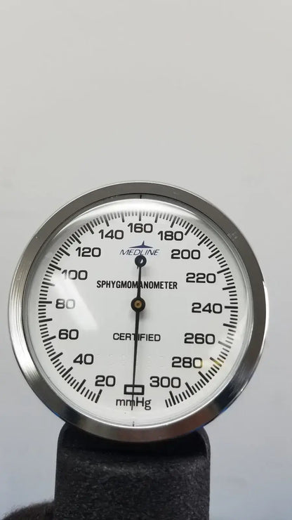 Medline Aneroid Sphygmomanometer Manual Blood Pressure Cuff Monitor Kit w/ Case