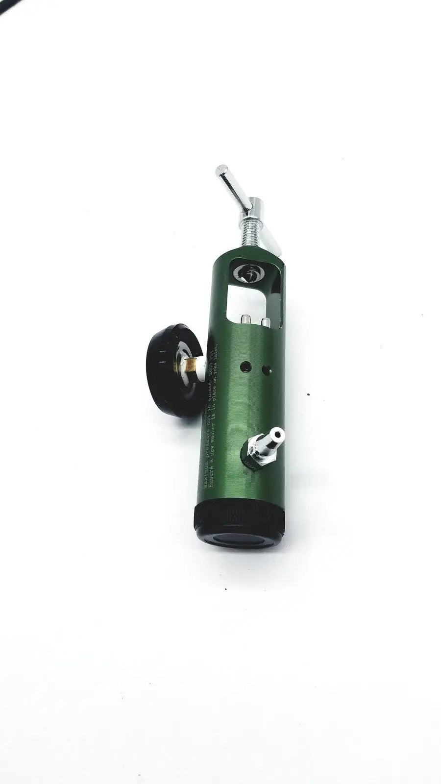 Medline Brass-Sleeved 50 PSI O2 Regulator CGA 870 Flows 0-15L/min - Oxygen