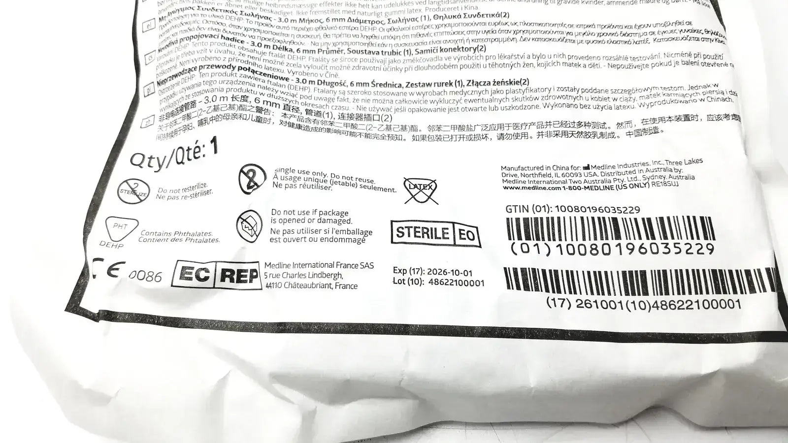 Order Medline non-conductive connecting tubing at a low price. Reliable disposable OR connecting tubing for surgical medical supply needs with fast checkout.