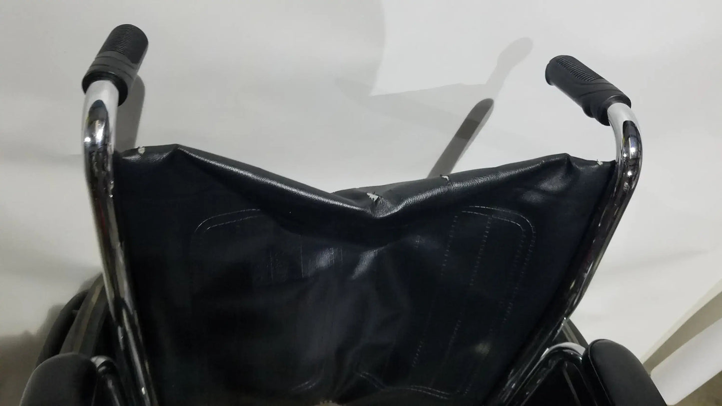 Medline Excel Series Manual Wheelchair with Durable Steel Frame