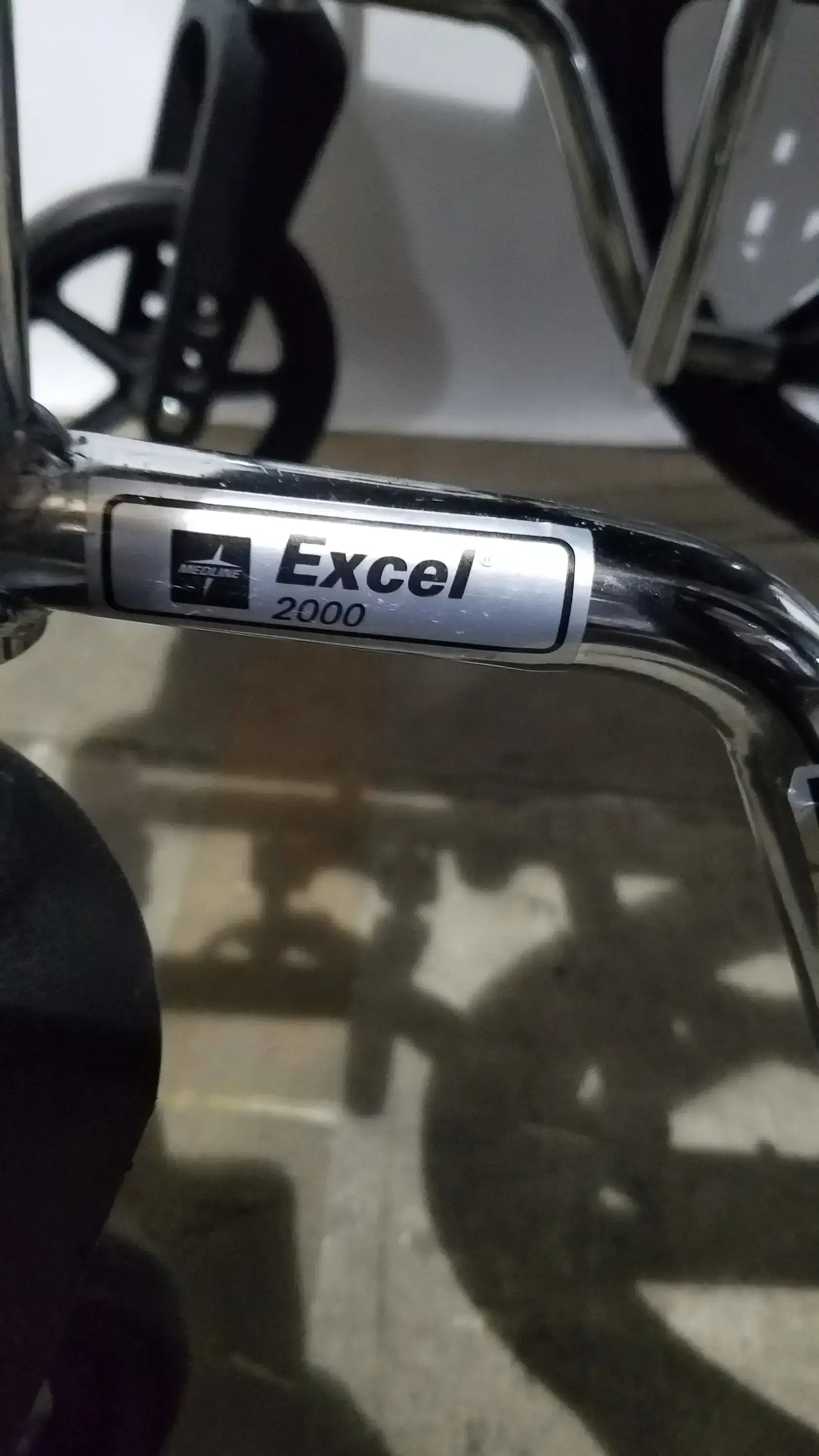 Medline Excel Series Manual Wheelchair with Durable Steel Frame