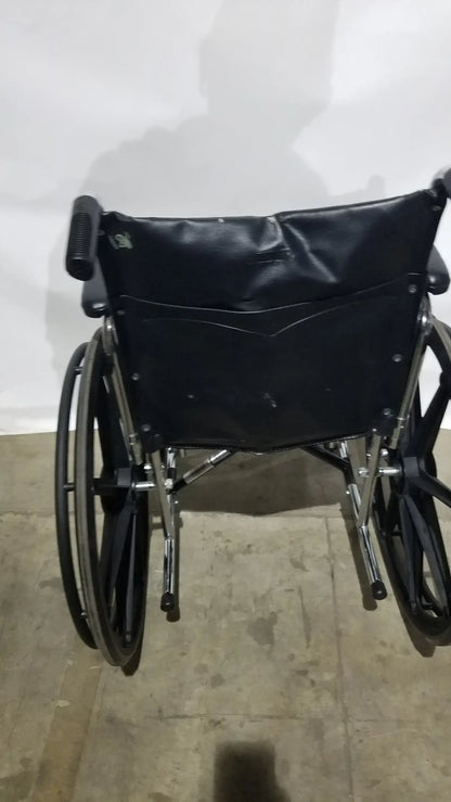 Medline Excel Series Manual Wheelchair with Durable Steel Frame